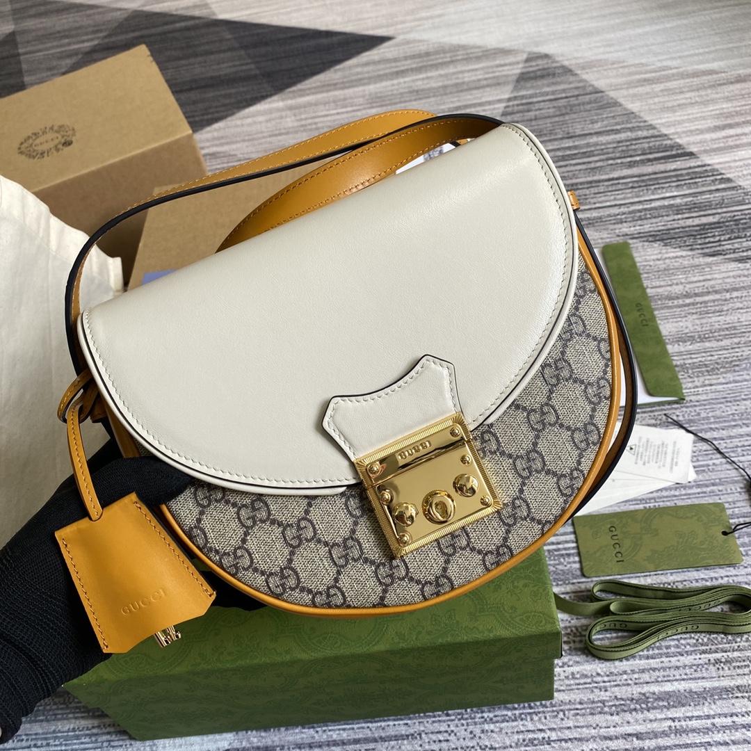 Gucci Padlock Small Shoulder Bag ?644524 White